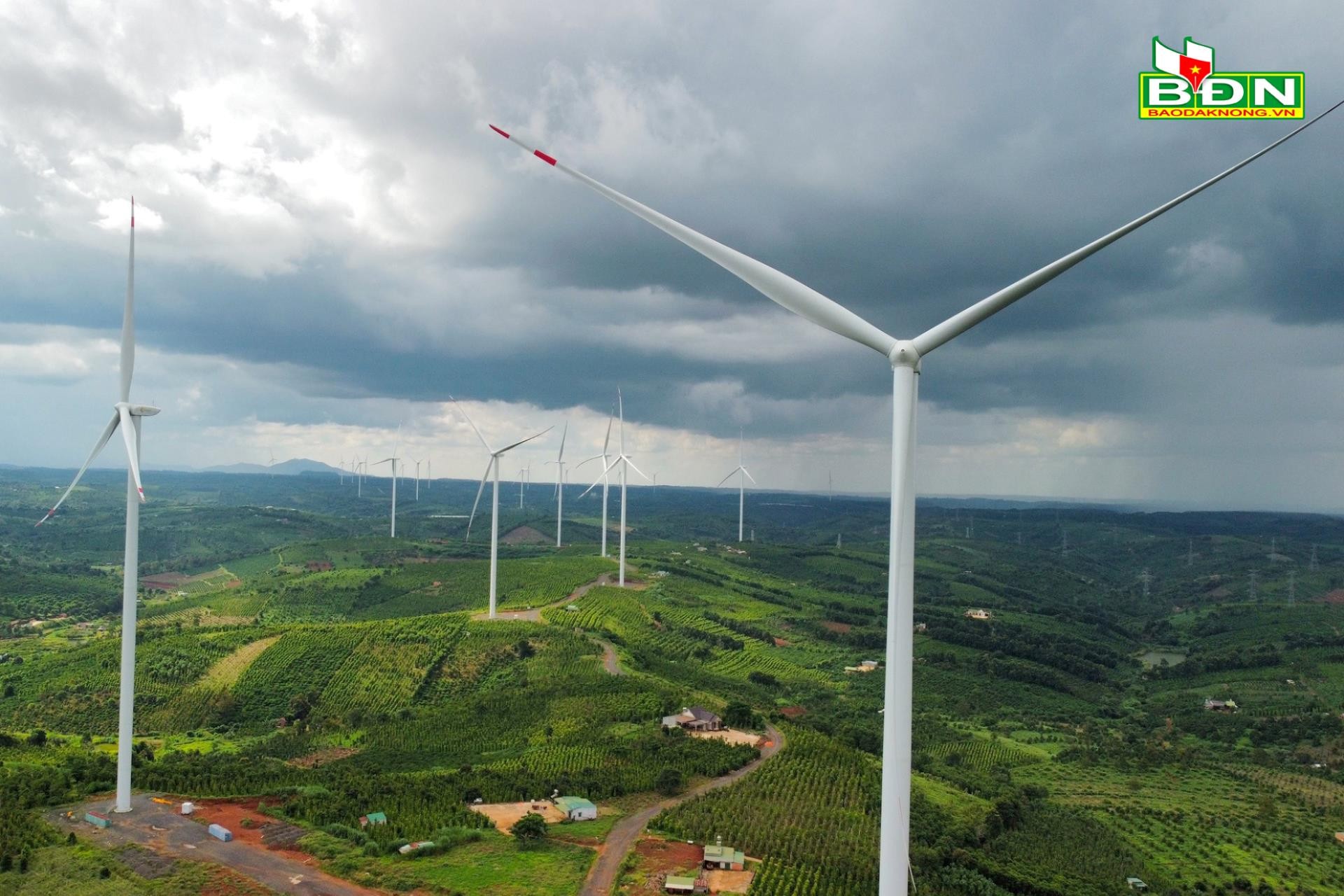 Các dự án điện gió được kỳ vọng sẽ đóng góp đáng kể cho kinh tế Đắk Nông sau khi hoàn thành